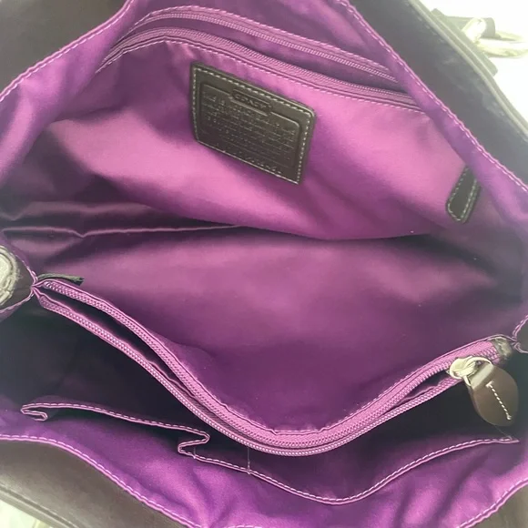 Vintage Coach handbag wool plaid DESIGNER
